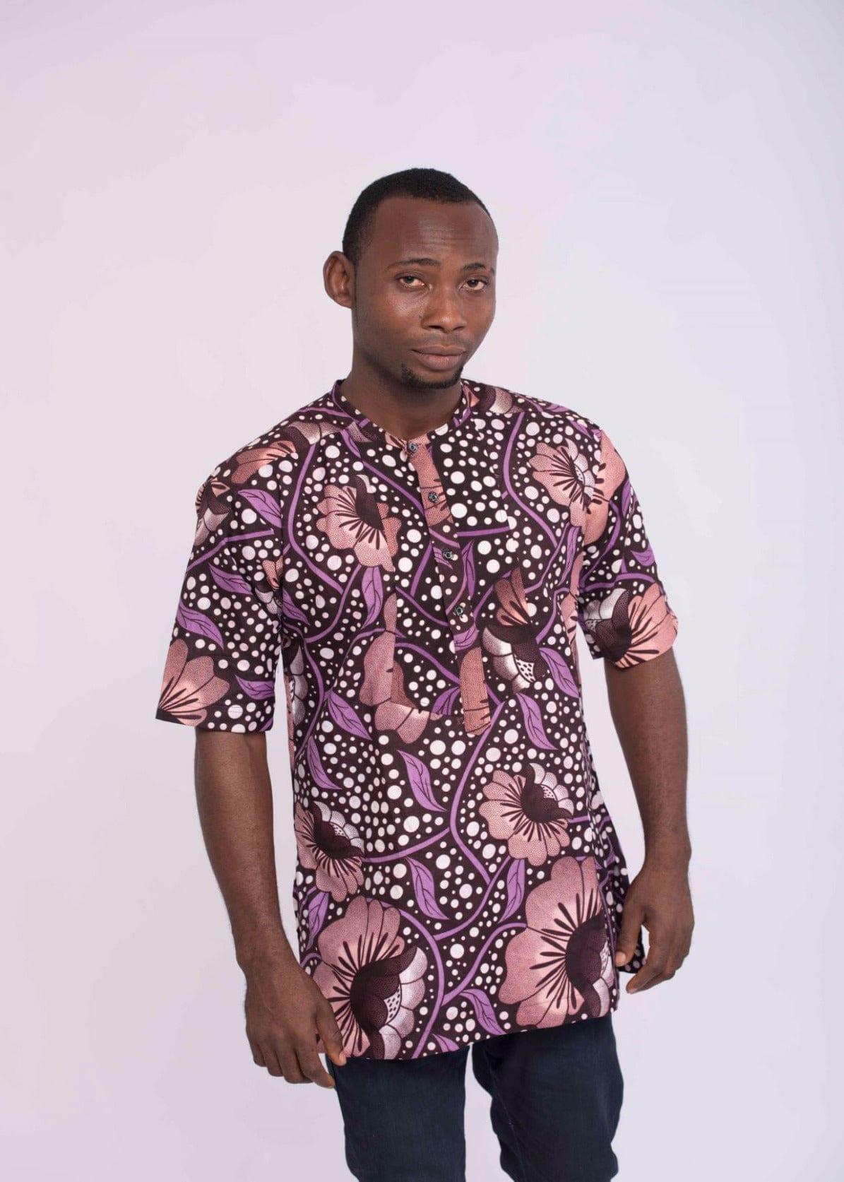 Ankara African Print Men s Tunic