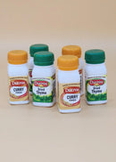 Ducros Curry Powder, 3 X 25g , Dried Thyme 3 X 10g Pack of Mixed Spices & Herbs Bundle - Afroemporium