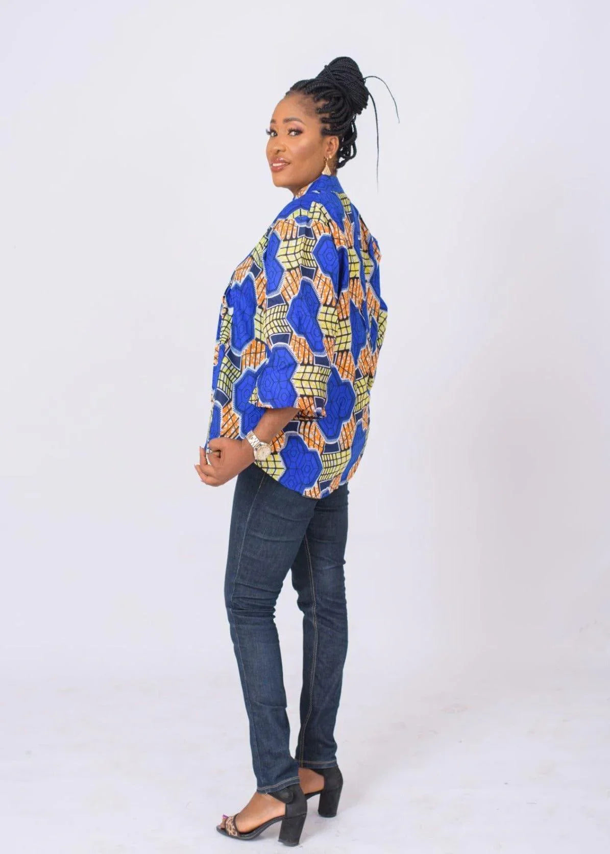 For Ladies Plus Size Ankara Tops On Jeans Iya Women Ankara Plus