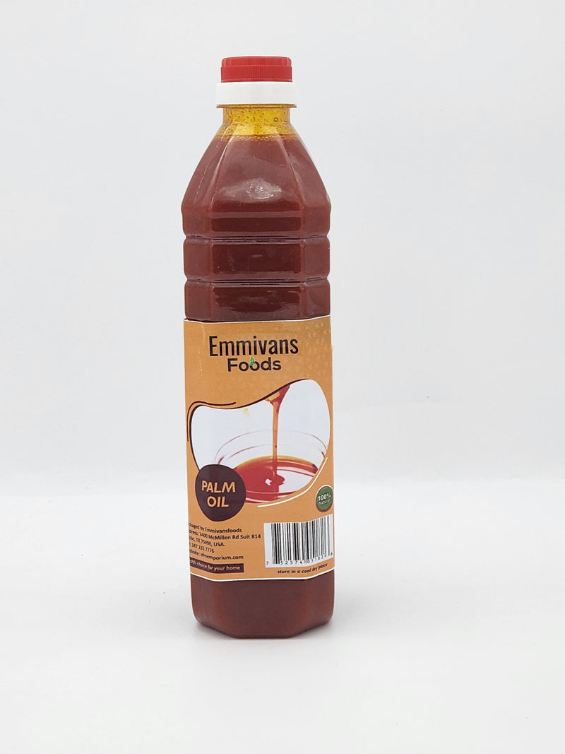 Emmivans Unrefined Palm Oil , 1 Liter