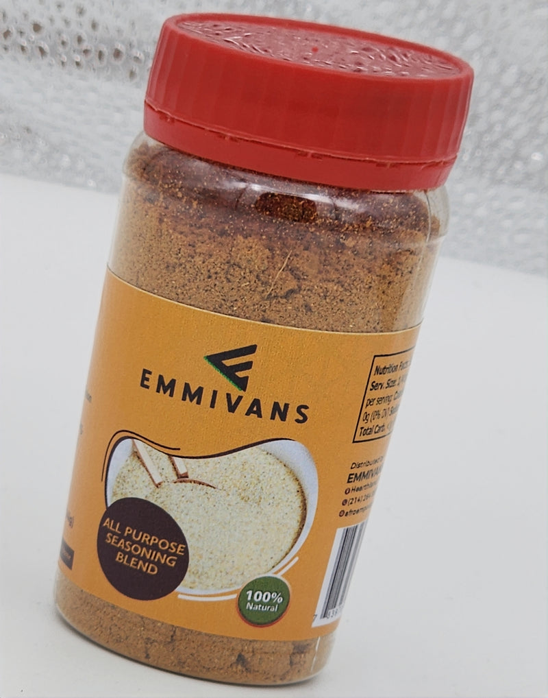 Emmivans All Purpose Seasoning Blend Salt Free No Preservatives , Non GMO , For Rice , Stews , Pasta , Eggs , Jollof Rice , Fried Rice , Fish , Chicken 5oz Versatile Spices & Herbs