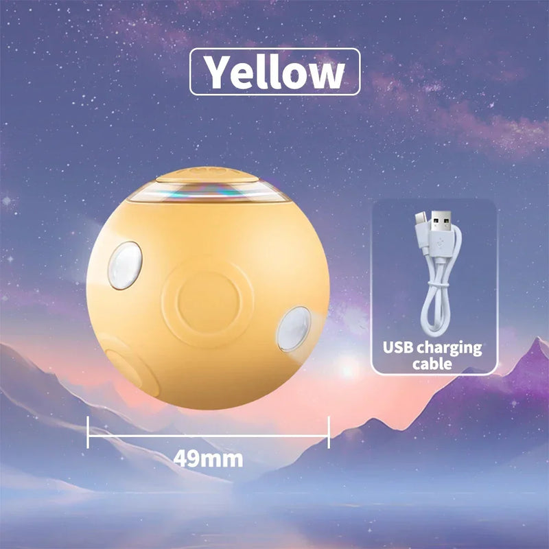 Cat Interactive Ball Smart Cat Toys Electronic Interactive Cat Toy Indoor Automatic Rolling Magic Ball Game Accessories