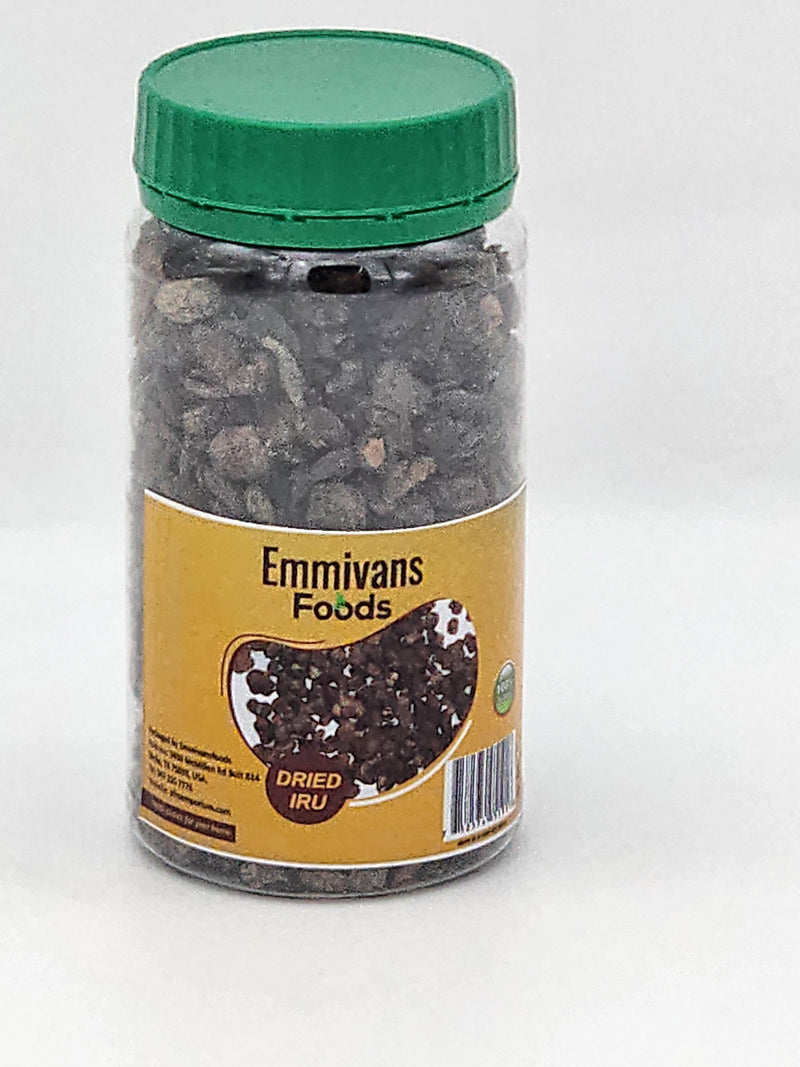 Emmivans Locust Beans - Air Dried Whole Iru - 5oz - Afroemporium 