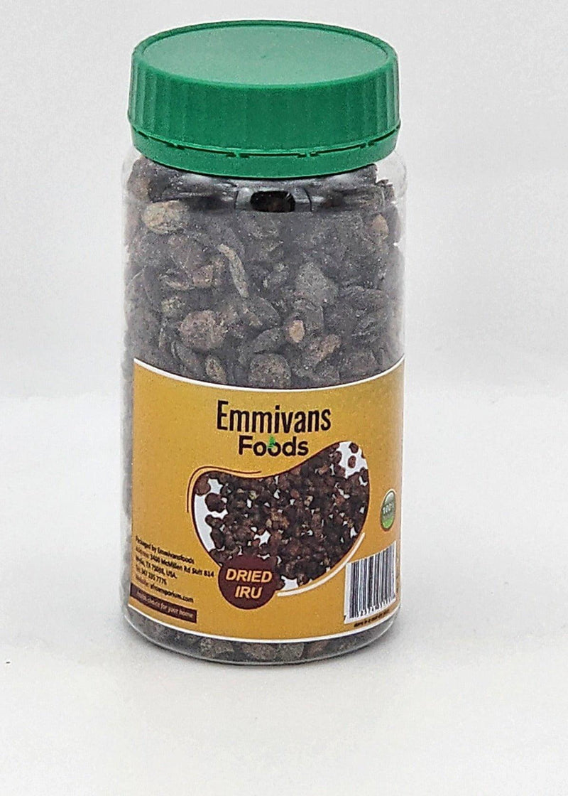 Emmivans Locust Beans - Air Dried Whole Iru - 5oz - Afroemporium 