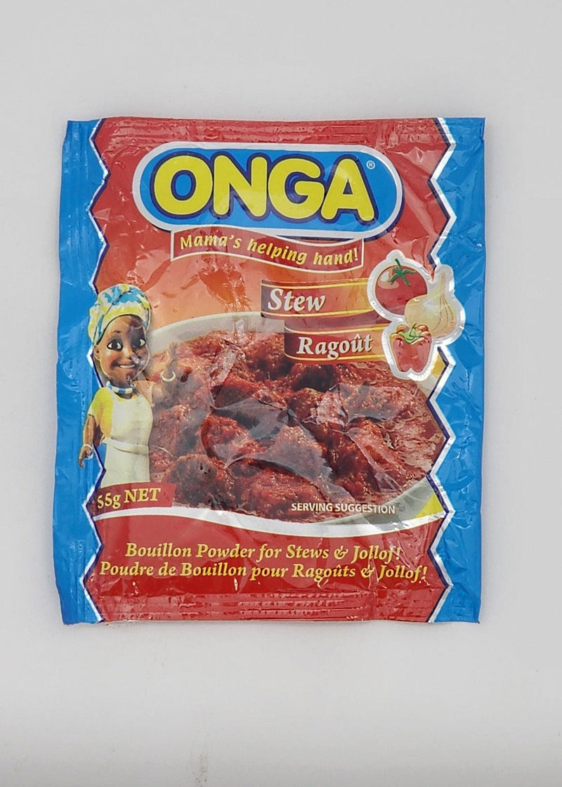 Onga Bouillon Powder For Stews & Jollof ,55g X 2 - Afroemporium 