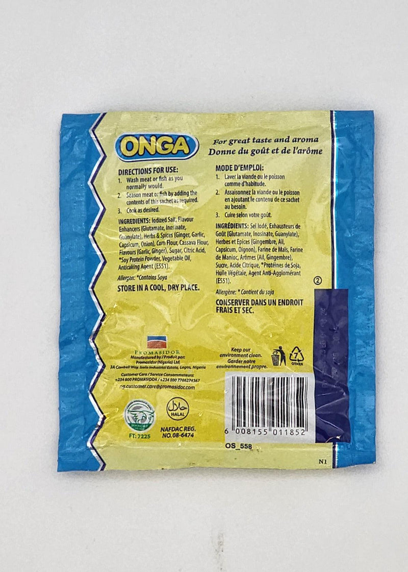 Onga Ginger ,Onion & Garlic Seasoning Bouillon Powder,45gX2 - Afroemporium 