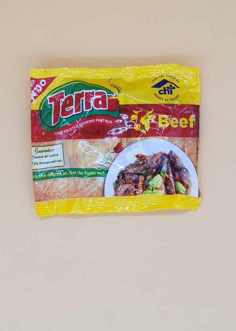 Terra Beef Flavor Seasoning Cube , 15 Cube - Afroemporium 