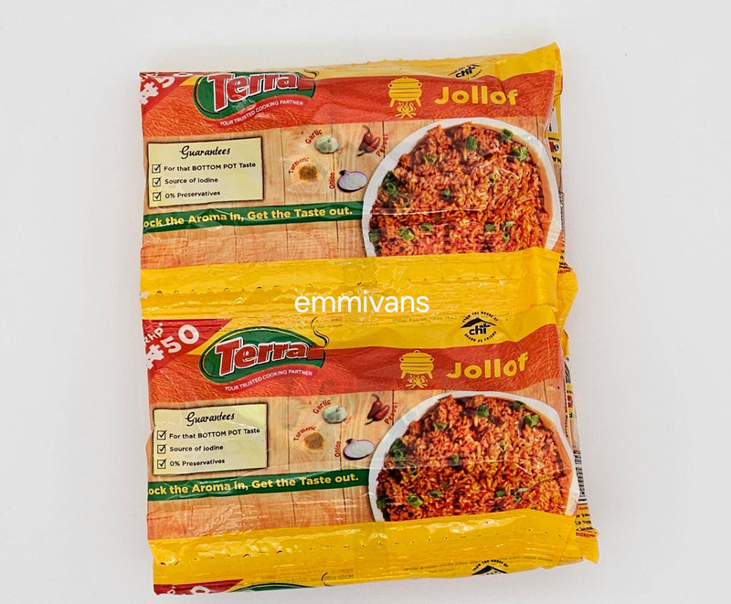 Terra Jollof Rice Seasoning Cubes ,30 Cubes - Afroemporium 