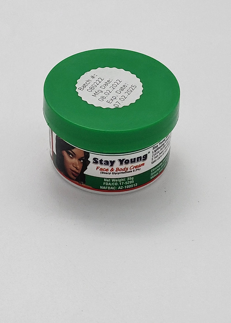 stay young face lightening cream
