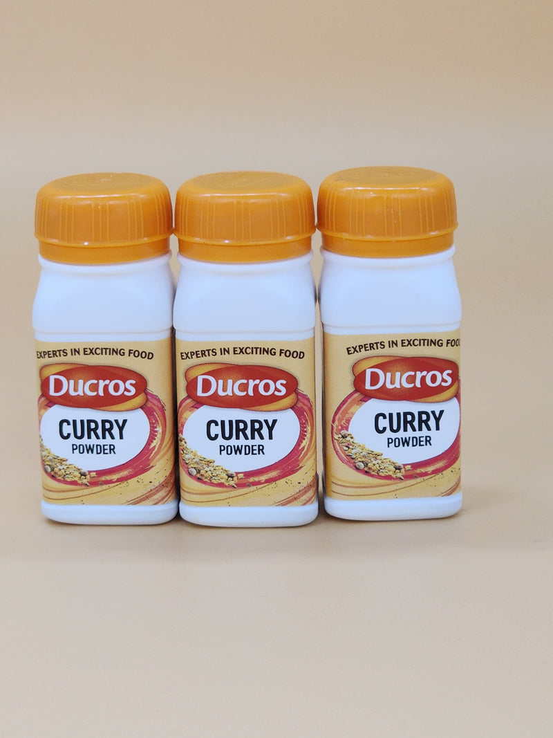 Ducros Curry Powder, 3 X  25g , Dried Thyme 3 X 10g  Pack of Mixed Spices & Herbs Bundle