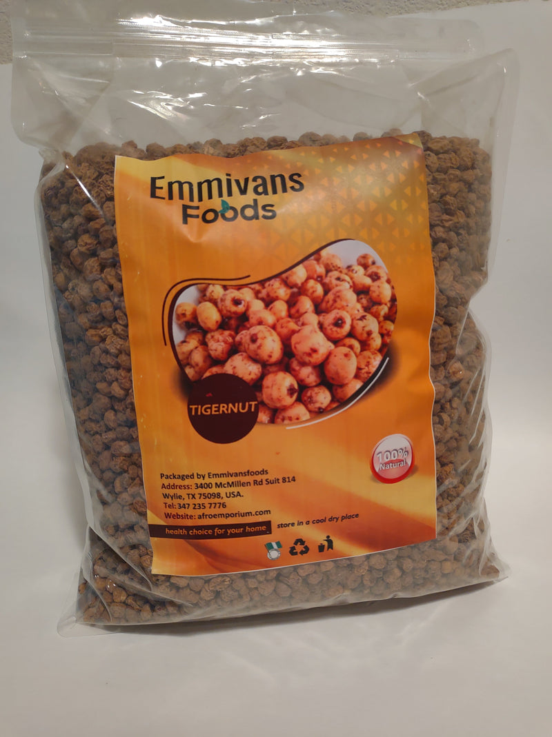 Emmivansfoods Sun Dried WholeTigernut For Kito Diet West African Tigernut for Tigernut Milk & Flour ,10oz