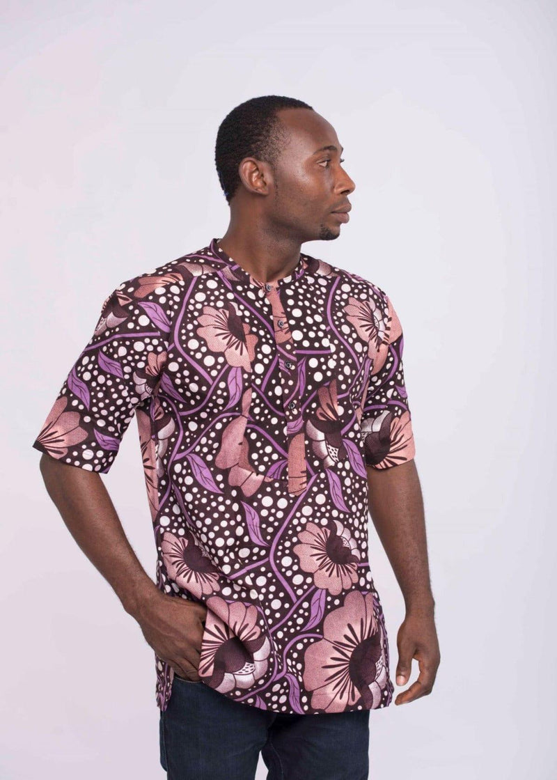 Ankara African Print Men's Tunic - Afroemporium 