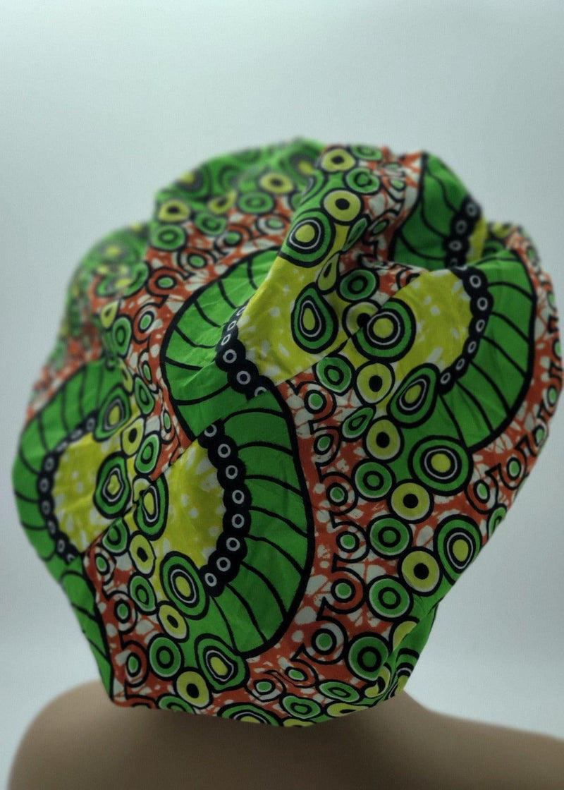 Ankara Silk Bonnet - Afroemporium 