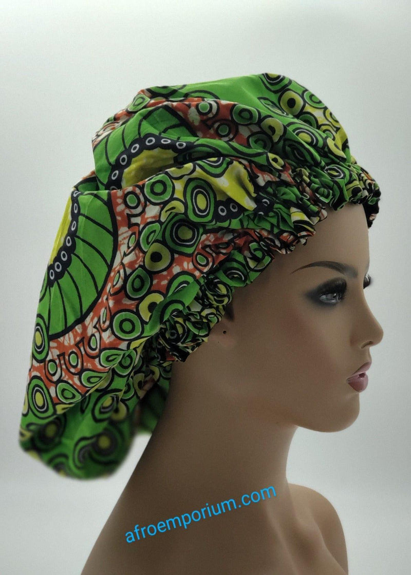 Ankara Silk Bonnet - Afroemporium 