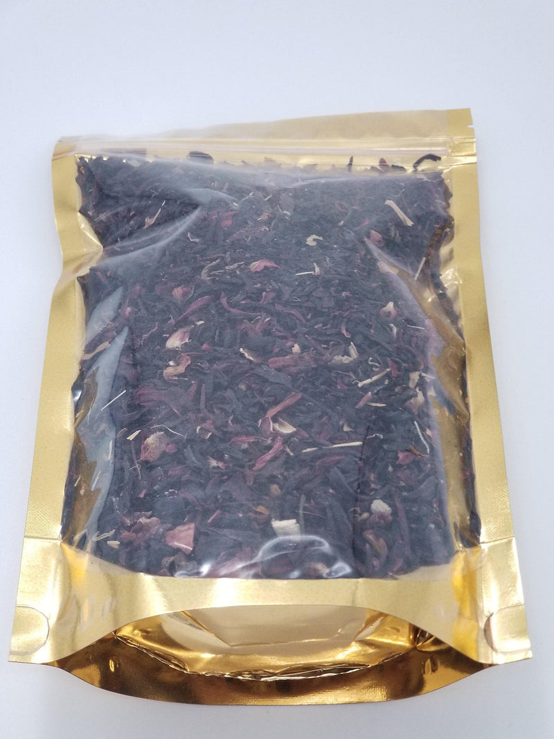 Crushed Zobo Hibiscus Leaves For Tea & Zobo Juice / Tea Drink ,8oz - Afroemporium 