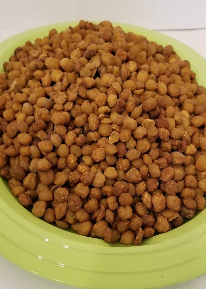 sample of akpi seeds in a bowl-like shaped plate.