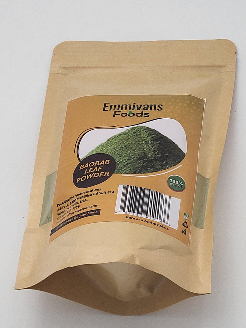 Emmivans Baobab Kuka Leaf Powder ,5oz - Afroemporium 