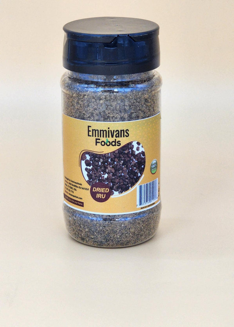 Emmivans Crushed Iru fermented locust beans ,5oz - Afroemporium 