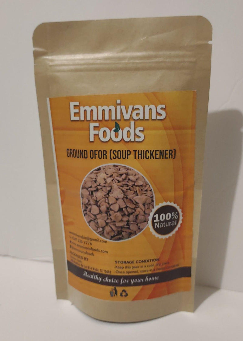 Emmivans Foods Ground Ofor Seed Soup Thickener, 5oz - Afroemporium 