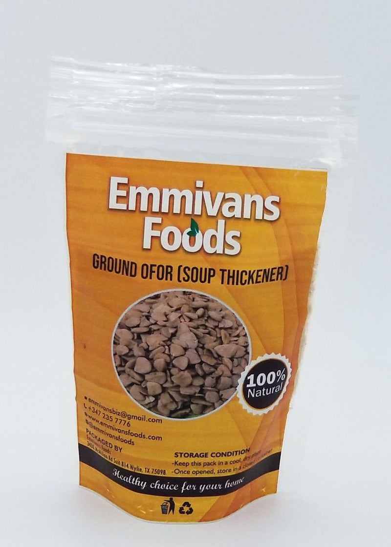 Emmivans Foods Ground Ofor Seed Soup Thickener, 5oz - Afroemporium 