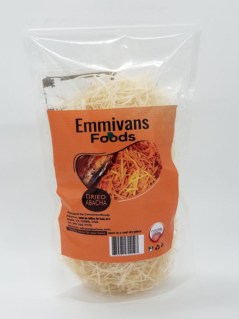 Emmivansfoods Abacha Shredded Cassava With Ncha Palm Ash For African Salad , 15oz - Afroemporium 