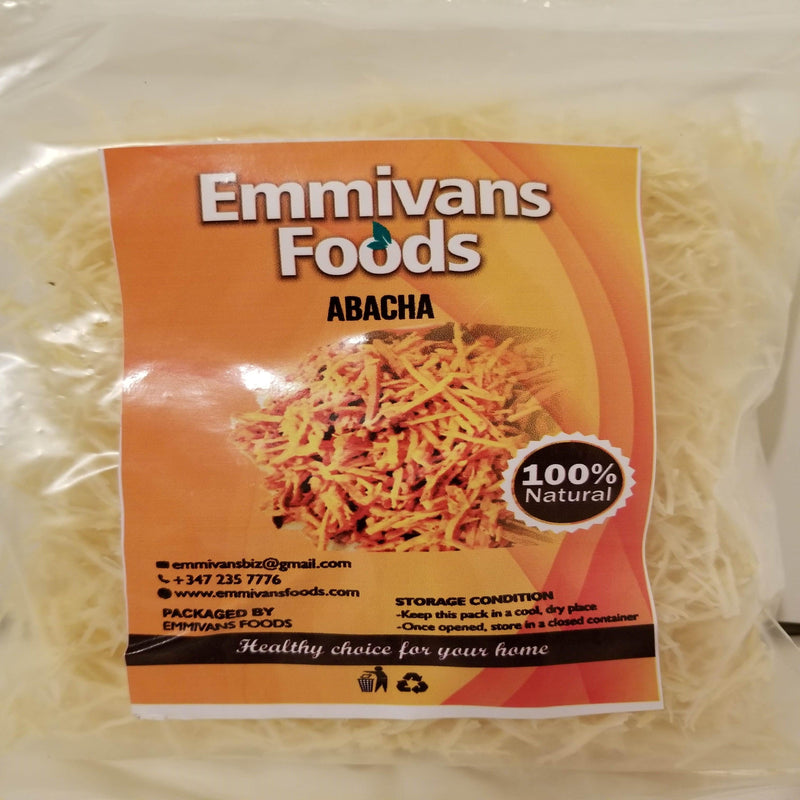 Emmivansfoods Abacha Shredded Cassava With Ncha Palm Ash For African Salad , 15oz - Afroemporium 