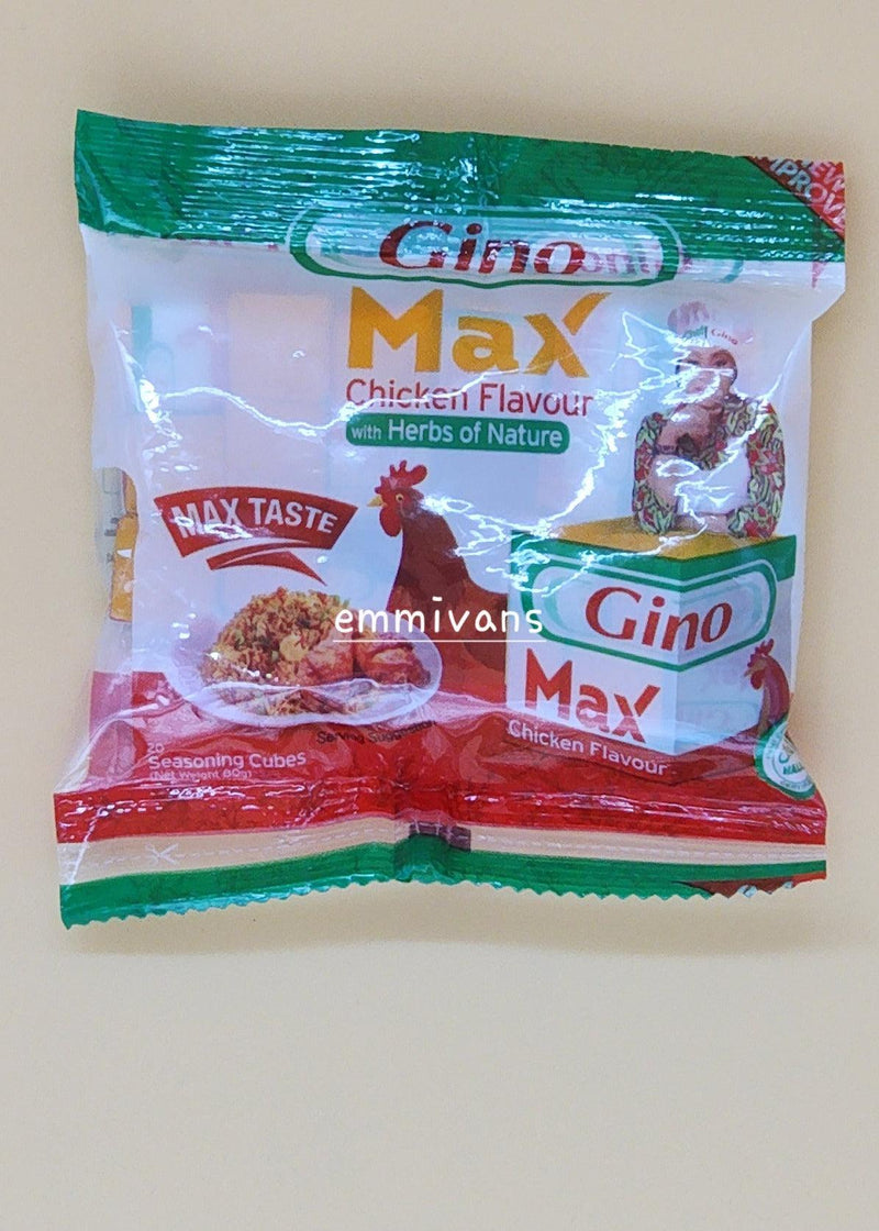 Gino Max Chicken Flavor With Herbs Of Nature,20 Cubes - Afroemporium 