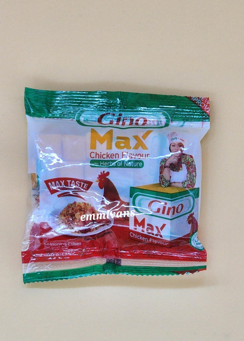 Gino Max Chicken Flavor With Herbs Of Nature,20 Cubes - Afroemporium 