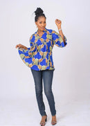 Iya Women Ankara Plus Size Free Top - Afroemporium 