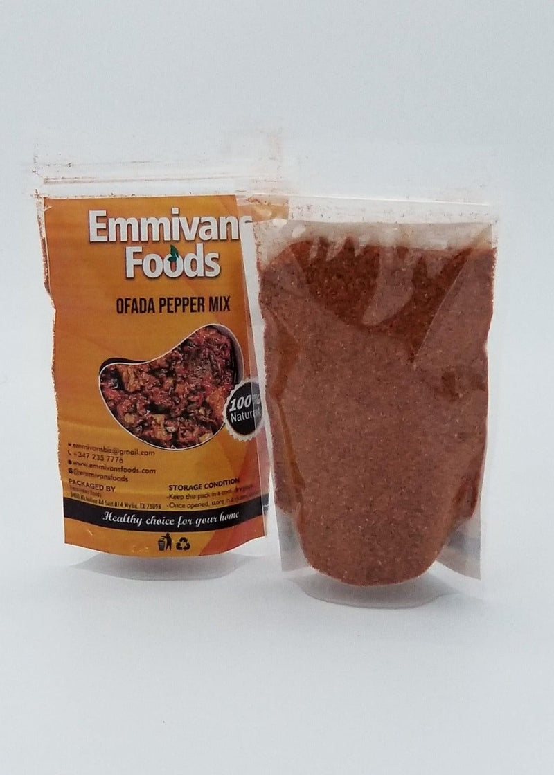 Multi-Purpose Hot Pepper Sauce Mix / Ofada Rice Pepper Mix / Ayamase Hand Blended Pepper Mix , 4oz - Afroemporium 