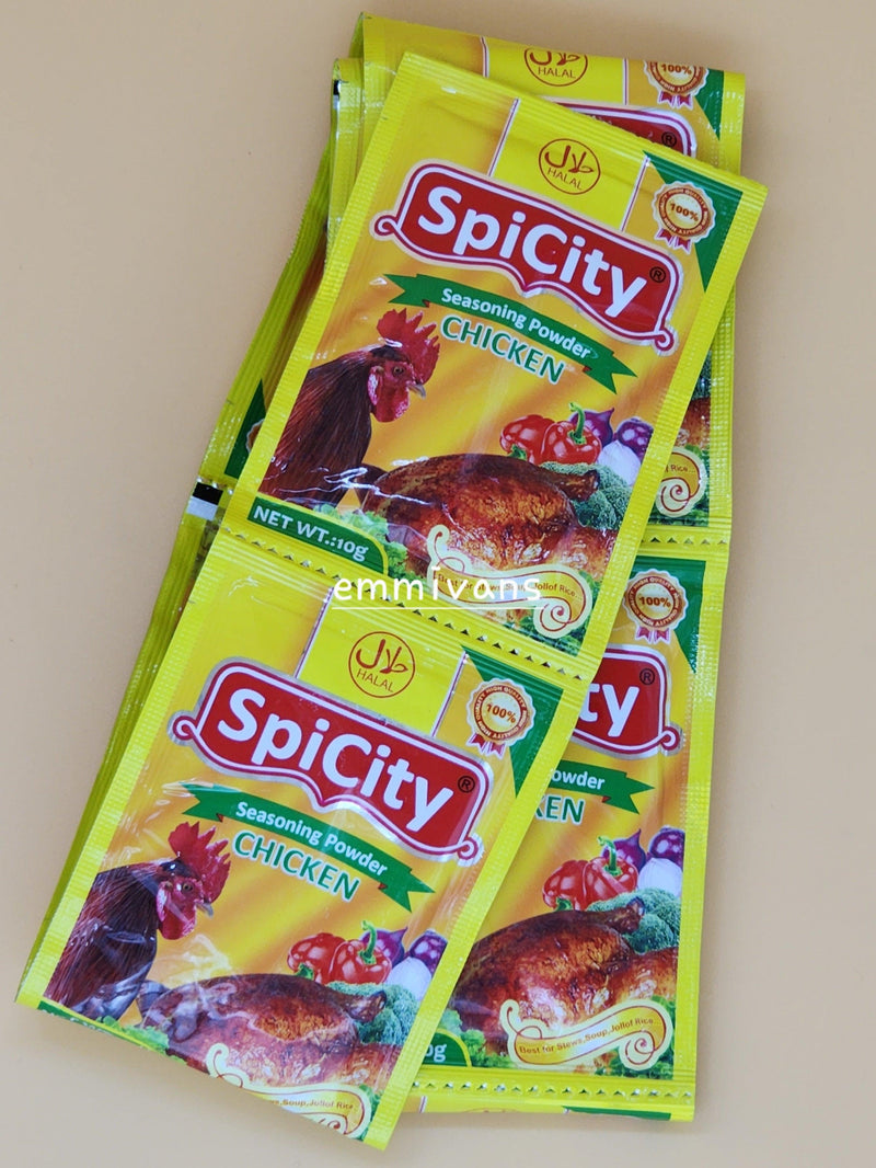 SpiCity Chicken Seasoning Powder,10g X 12 - Afroemporium 