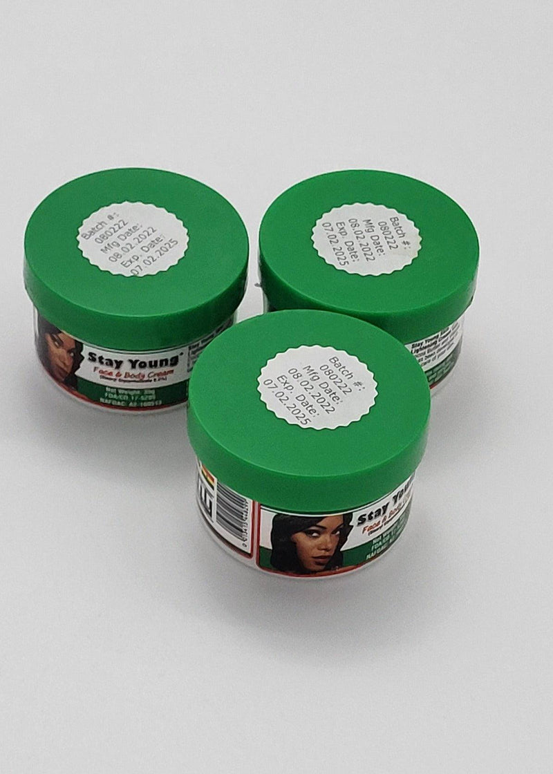 Stay Young Face & Body Cream 35g /1.2oz Pack Of 3 - Afroemporium 