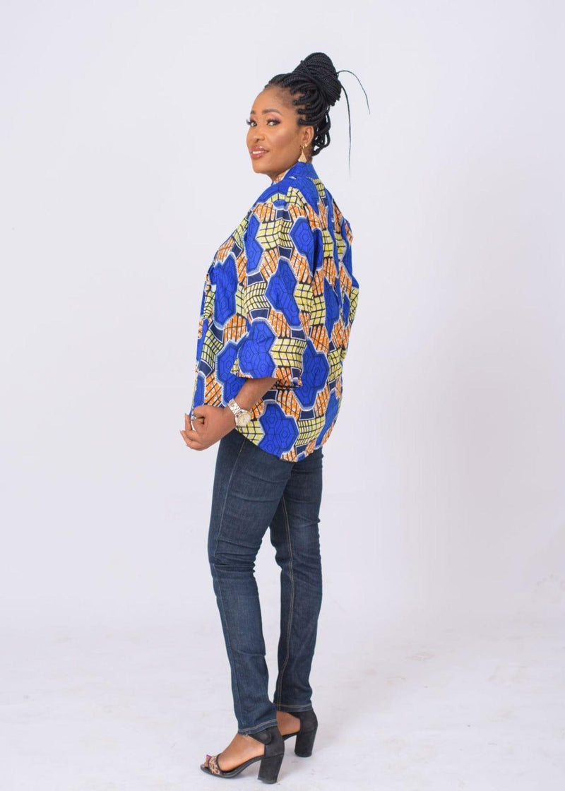 Women Ankara Free Top - Afroemporium 